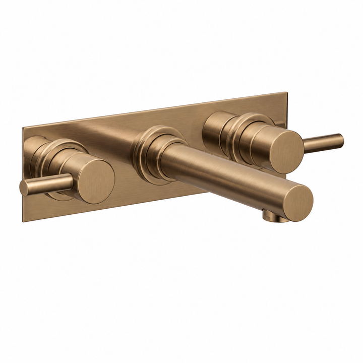 Swadling Absolute 3 Hole Wall Mounted Bath Tap