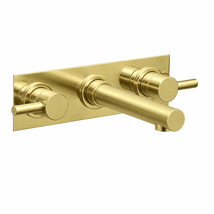 Swadling Absolute 3 Hole Wall Mounted Bath Tap
