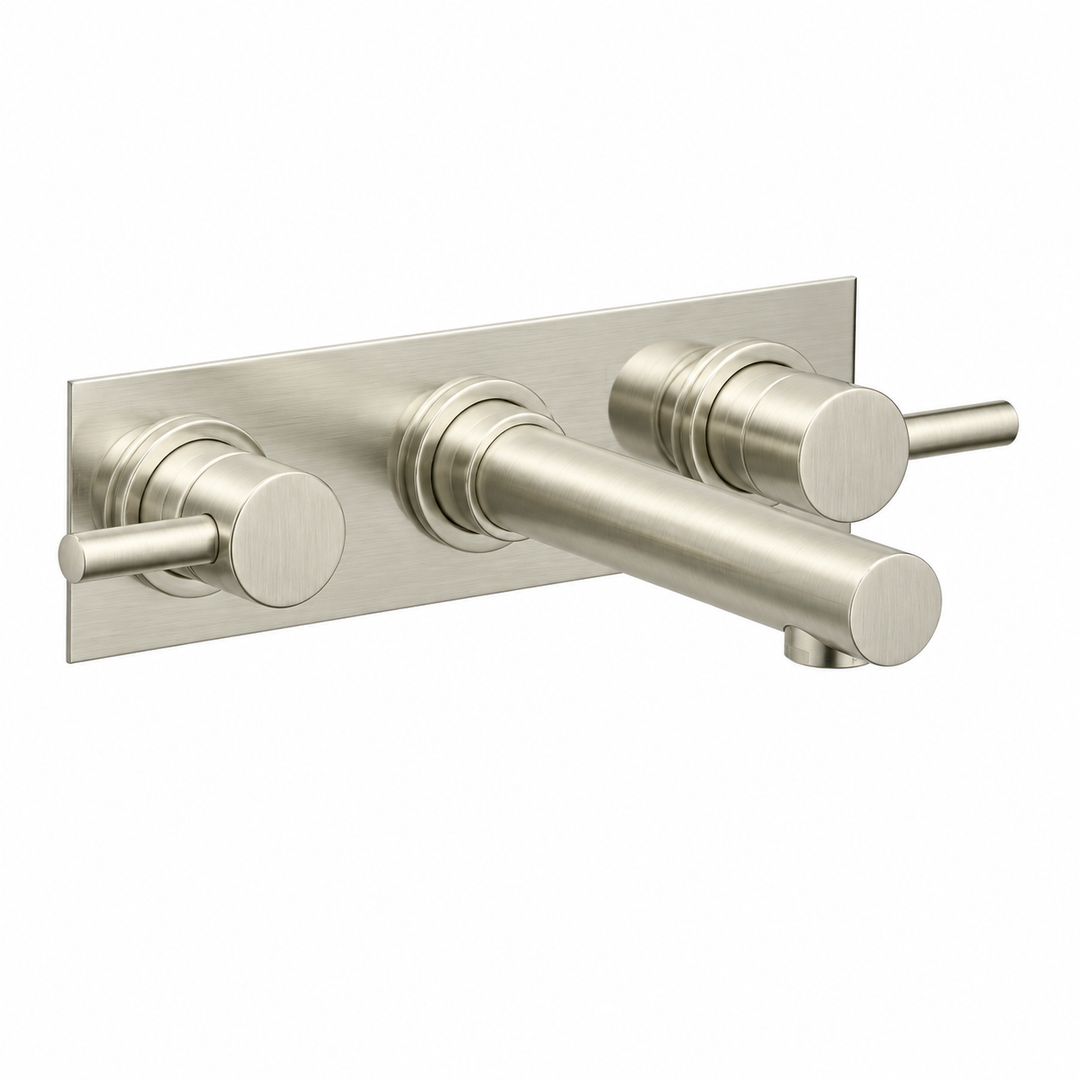 Swadling Absolute 3 Hole Wall Mounted Bath Tap