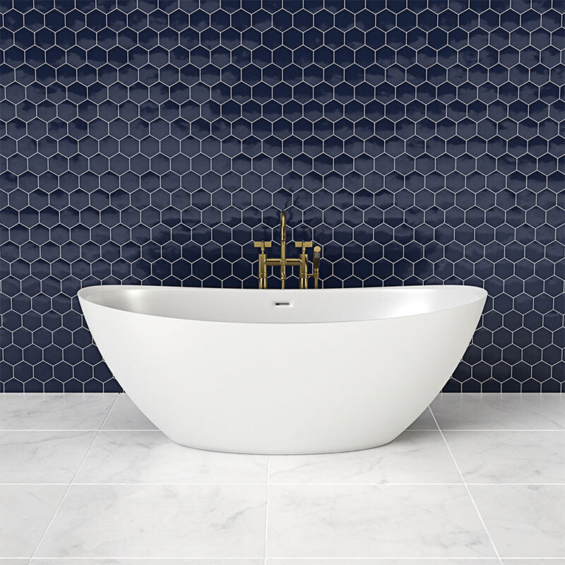 Ashton & Bentley Whitestone Agape 1670mm Freestanding Bath