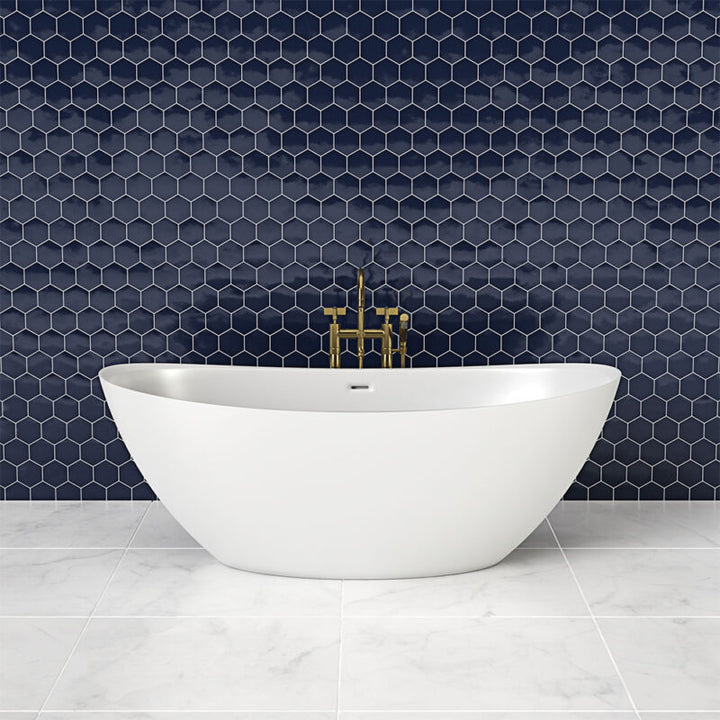 Ashton & Bentley Whitestone Agape 1670mm Freestanding Bath