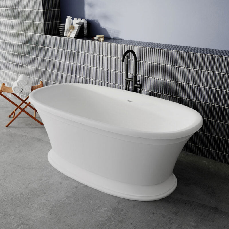 Ashton & Bentley Whitestone Kallos 1672mm Freestanding Bath