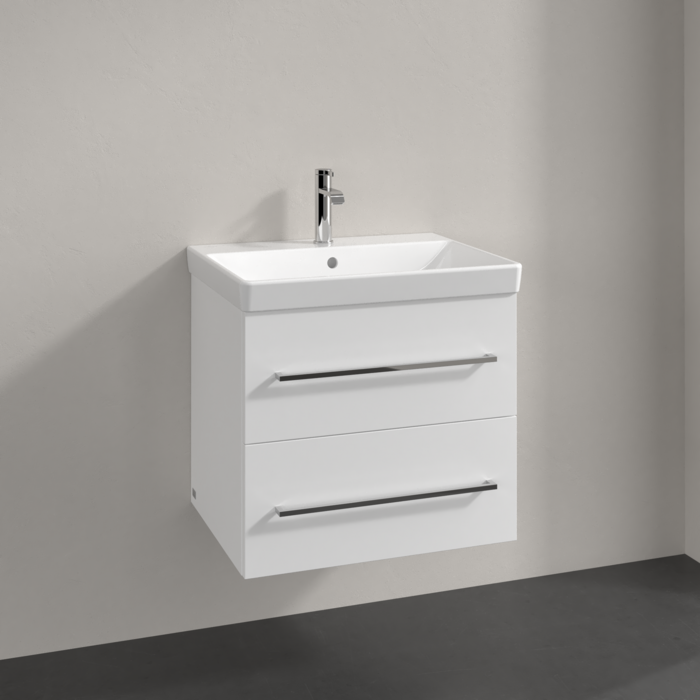 Villeroy & Boch Avento 600mm Wall Hung 2 Drawer Vanity Unit & Washbasin