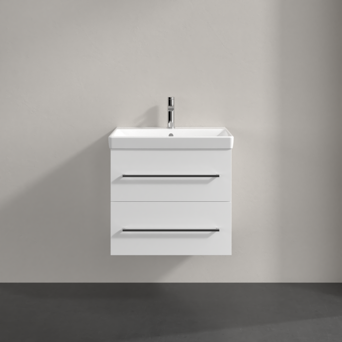 Villeroy & Boch Avento 600mm Wall Hung 2 Drawer Vanity Unit & Washbasin
