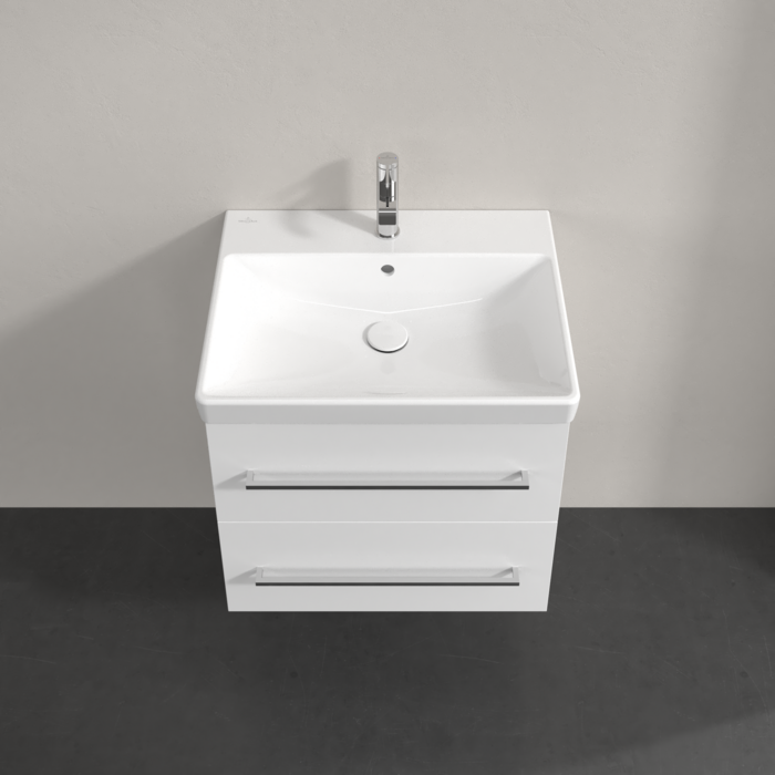 Villeroy & Boch Avento 600mm Wall Hung 2 Drawer Vanity Unit & Washbasin