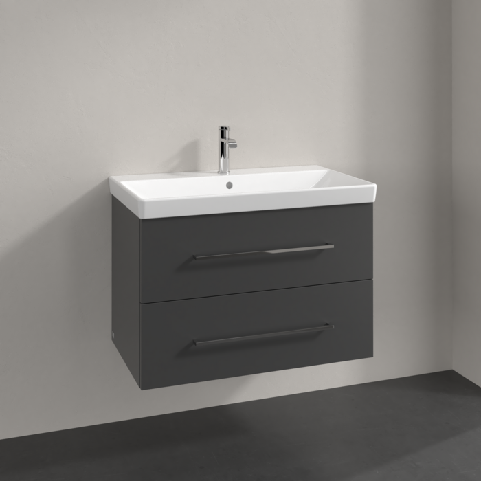 Villeroy & Boch Avento 800mm Wall Hung 2 Drawer Vanity Unit & Washbasin