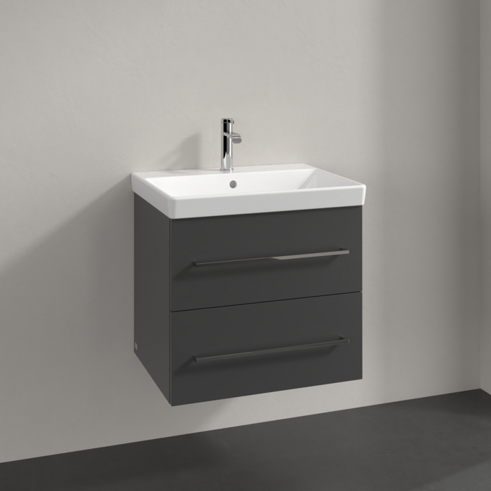 Villeroy & Boch Avento 600mm Wall Hung 2 Drawer Vanity Unit & Washbasin