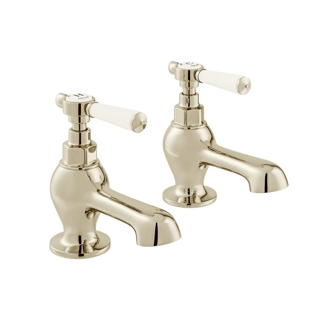 Booth & Co Axbridge Lever Handles Bath Pillar Taps