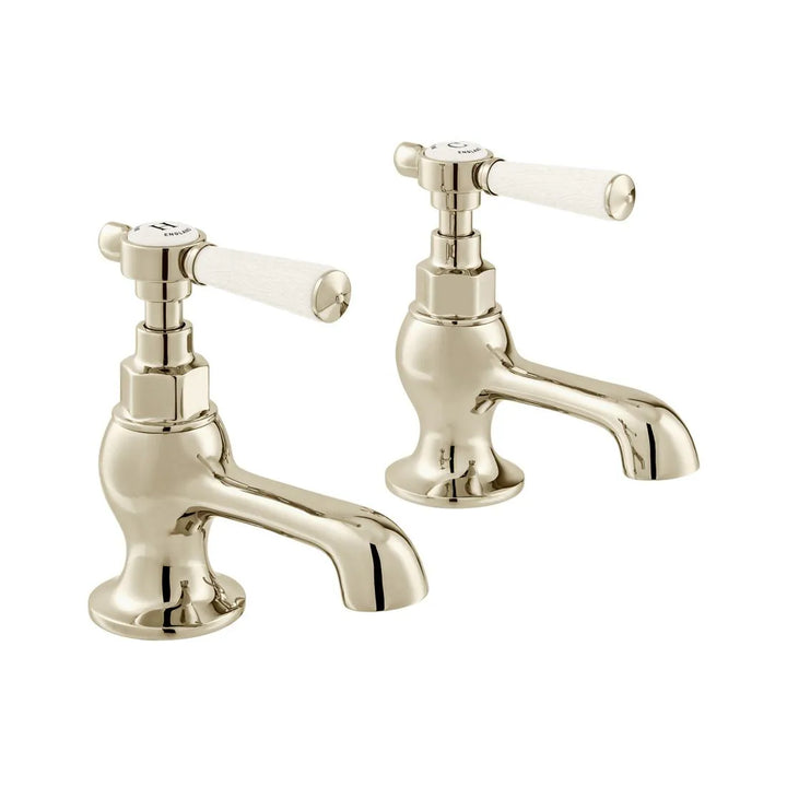 Booth & Co Axbridge Lever Handles Basin Pillar Taps