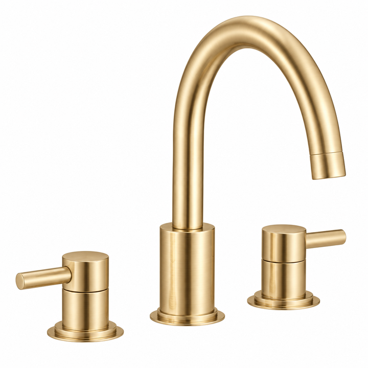 Swadling Absolute Swan Neck Deck Mounted Basin Mixer