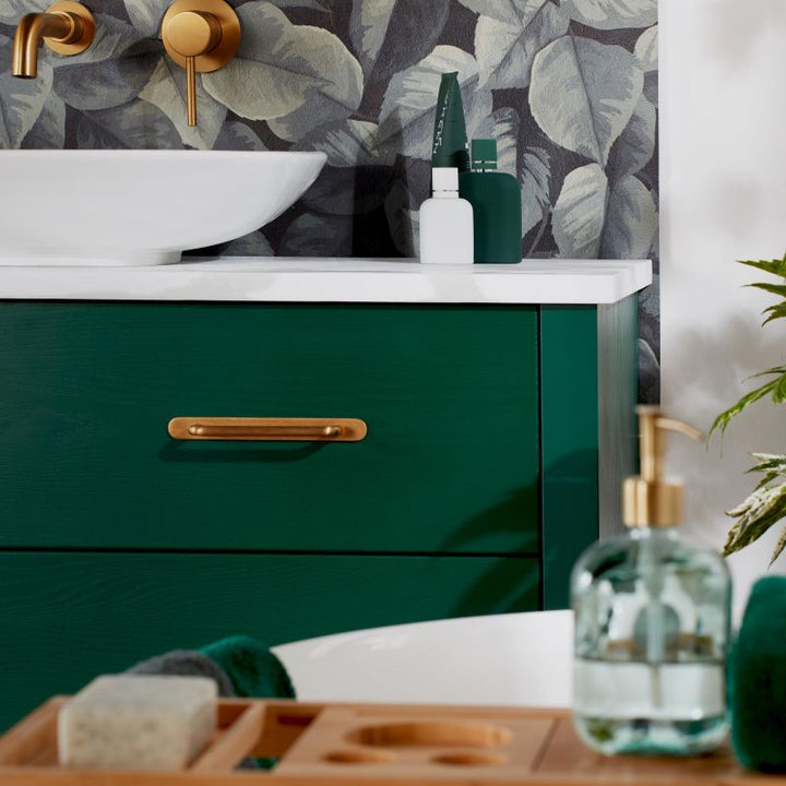 Burbidge Barton 1156mm Vanity Unit With 2 Drawers & Solid Surface Worktop