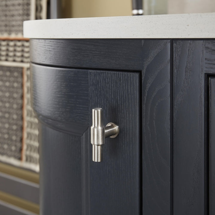 Burbidge Tetbury 640mm Curved Vanity Unit with Solid Surface Worktop & Integrated Basin