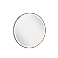 Abacus Round 600mm Brushed Bronze LED Mirror