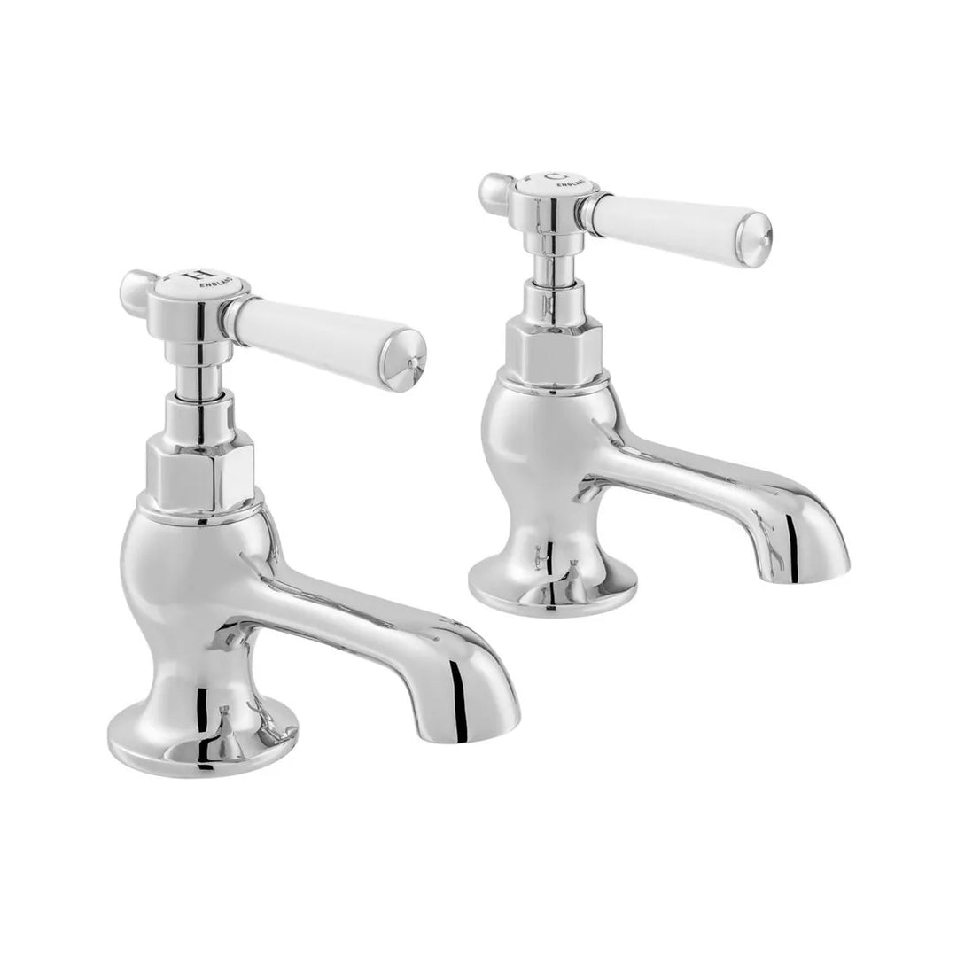 Booth & Co Axbridge Lever Handles Basin Pillar Taps