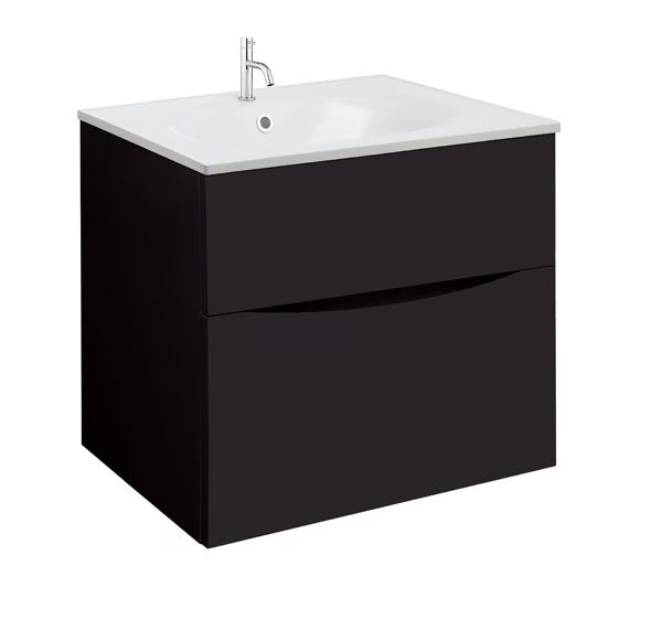 Crosswater Glide II 600mm Vanity Unit With Cast Mineral Marble Basin