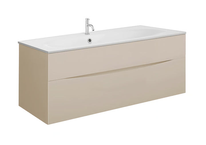 Crosswater Glide II 1000mm Vanity Unit With Cast Mineral Marble Basin