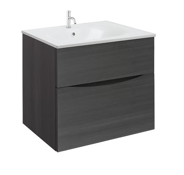 Crosswater Glide II 600mm Vanity Unit With Cast Mineral Marble Basin