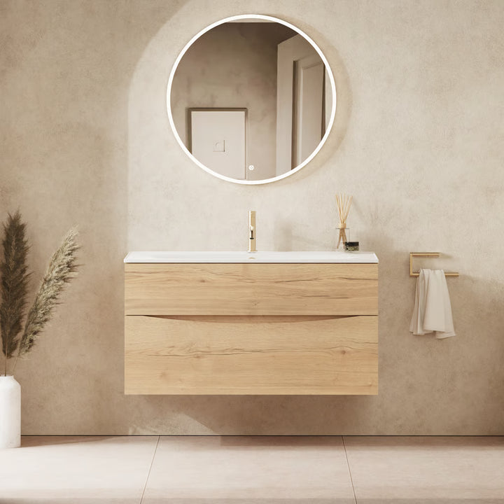 Crosswater Glide II 1000mm Vanity Unit With Cast Mineral Marble Basin