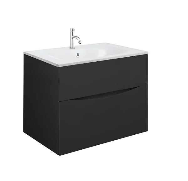 Crosswater Glide II 700mm Vanity Unit With Cast Mineral Marble Basin