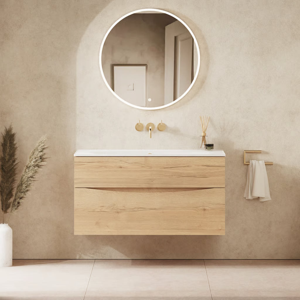 Crosswater Glide II 1000mm Vanity Unit With Cast Mineral Marble Basin
