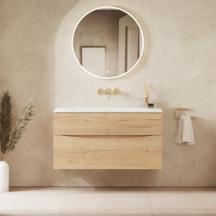 Crosswater Glide II 1000mm Vanity Unit With Cast Mineral Marble Basin