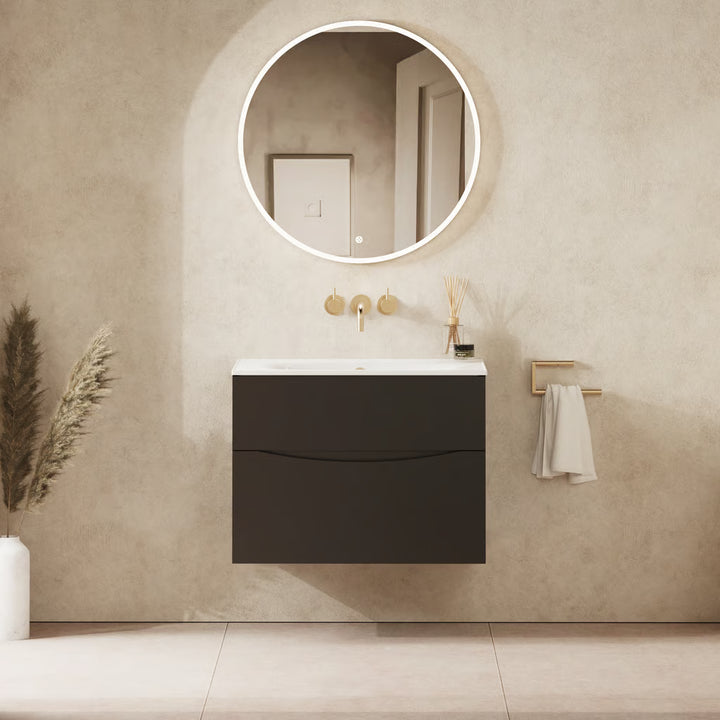 Crosswater Glide II 700mm Vanity Unit With Cast Mineral Marble Basin