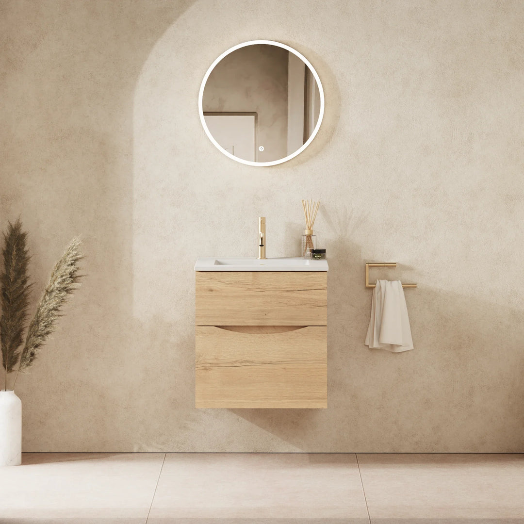 Crosswater Glide II 500mm Vanity Unit With Cast Mineral Marble Basin