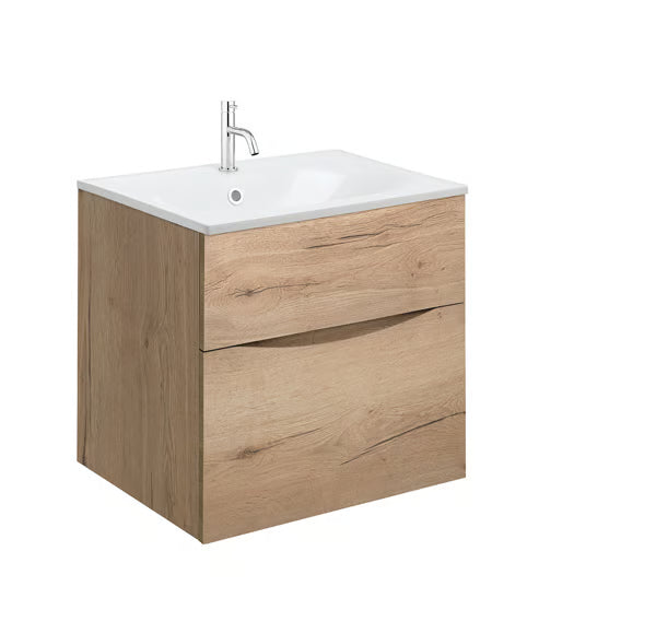 Crosswater Glide II 500mm Vanity Unit With Cast Mineral Marble Basin
