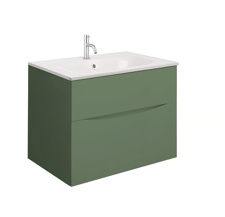 Crosswater Glide II 700mm Vanity Unit With Cast Mineral Marble Basin