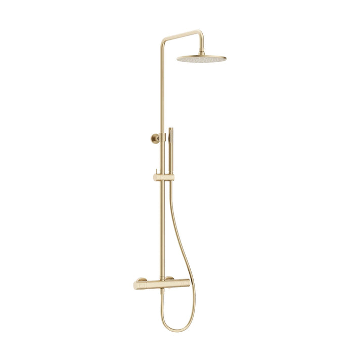 Crosswater Central 2 Outlet Multifunction Shower in Brushed Brass