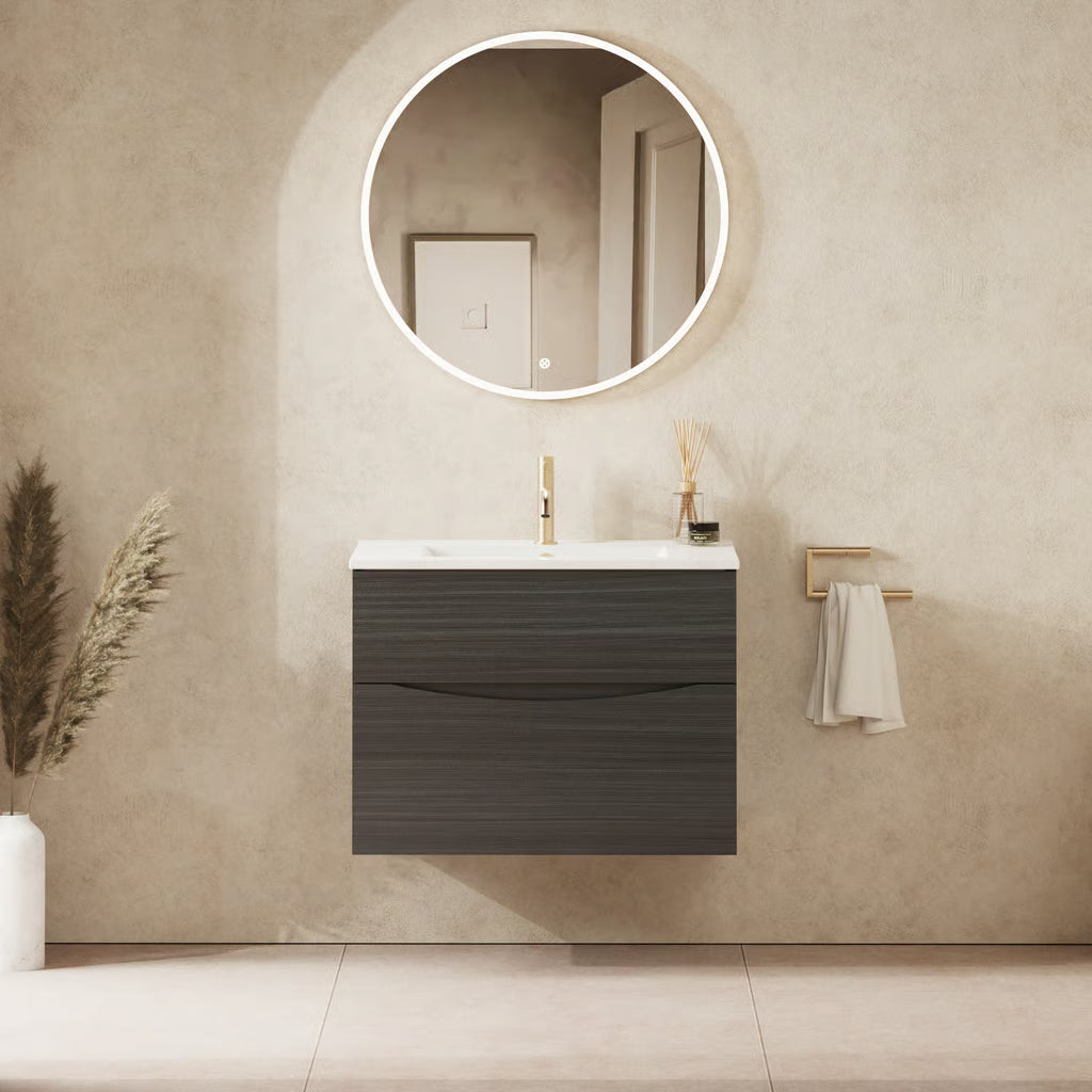 Crosswater Glide II 700mm Vanity Unit With Cast Mineral Marble Basin