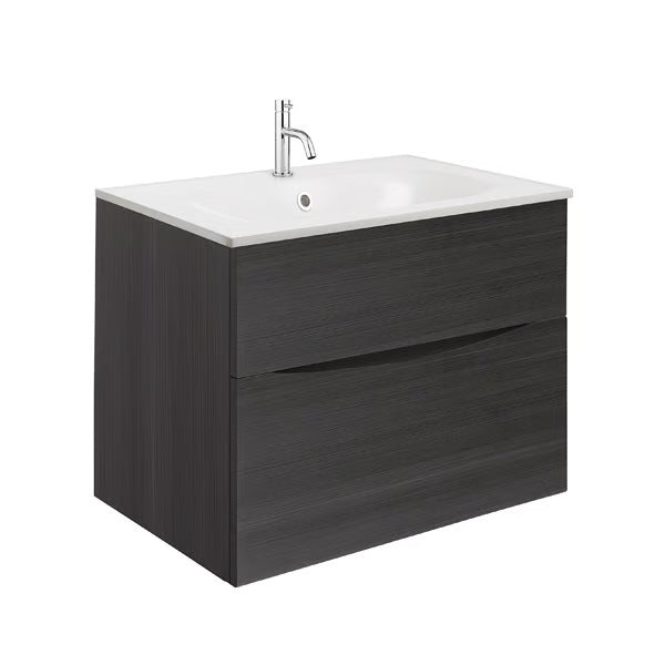 Crosswater Glide II 700mm Vanity Unit With Cast Mineral Marble Basin