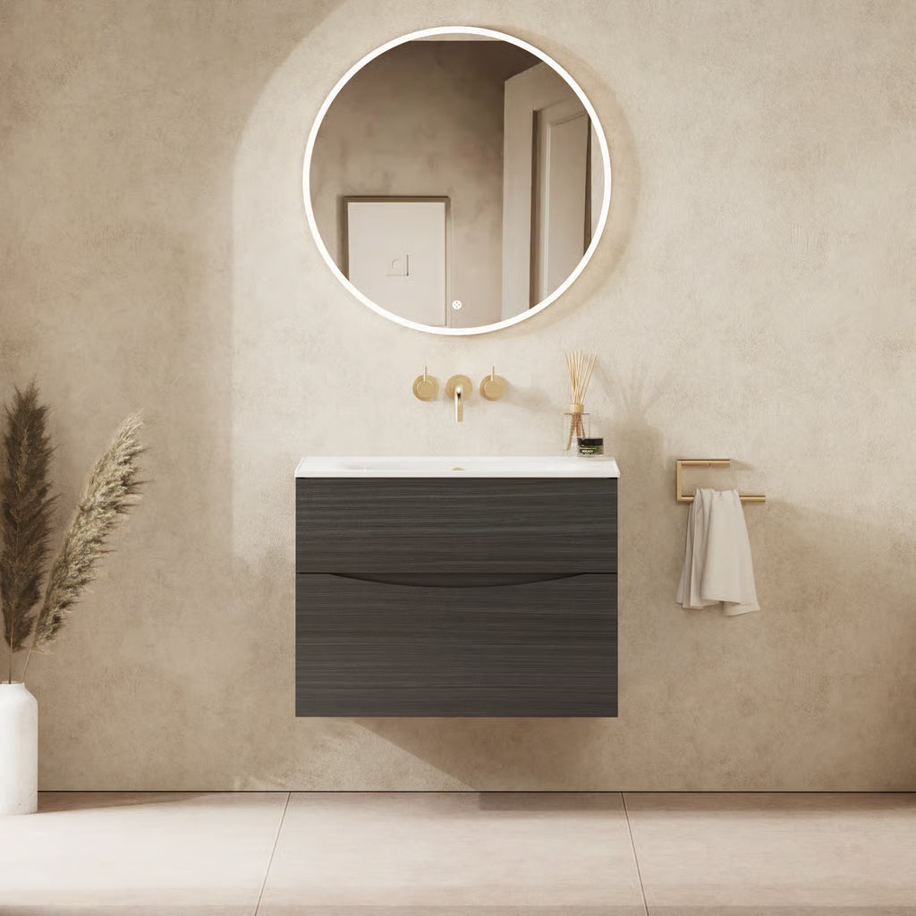 Crosswater Glide II 700mm Vanity Unit With Cast Mineral Marble Basin