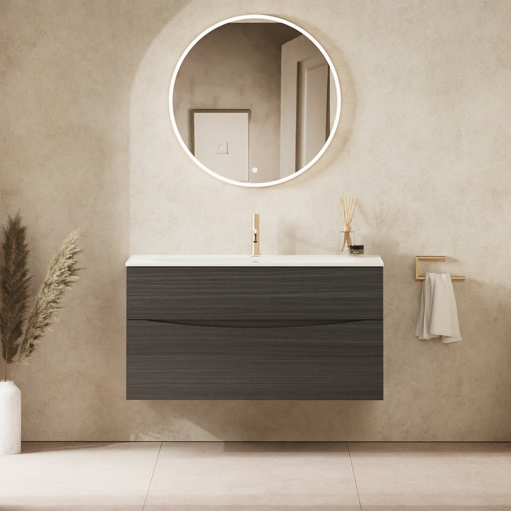 Crosswater Glide II 1000mm Vanity Unit With Cast Mineral Marble Basin