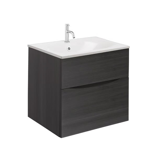 Crosswater Glide II 500mm Vanity Unit With Cast Mineral Marble Basin