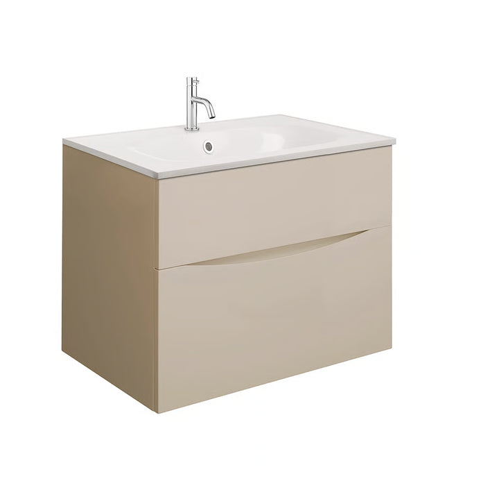 Crosswater Glide II 700mm Vanity Unit With Cast Mineral Marble Basin
