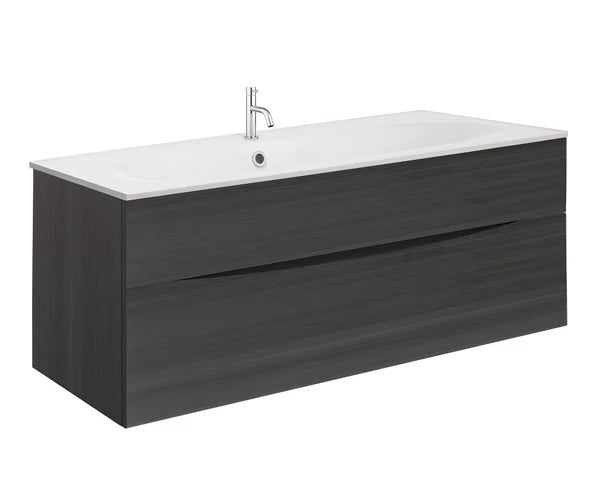 Crosswater Glide II 1000mm Vanity Unit With Cast Mineral Marble Basin