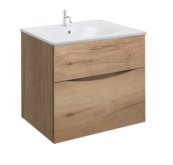 Crosswater Glide II 600mm Vanity Unit With Cast Mineral Marble Basin