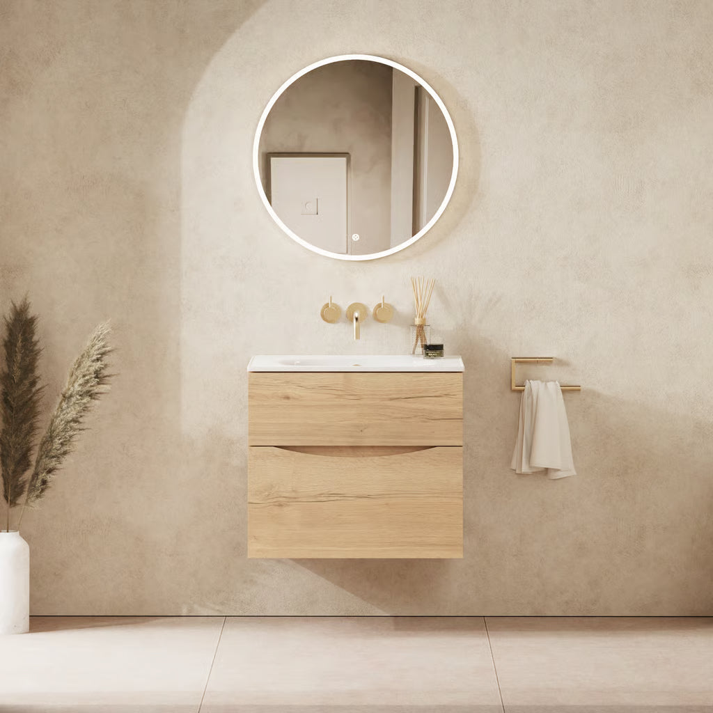 Crosswater Glide II 600mm Vanity Unit With Cast Mineral Marble Basin
