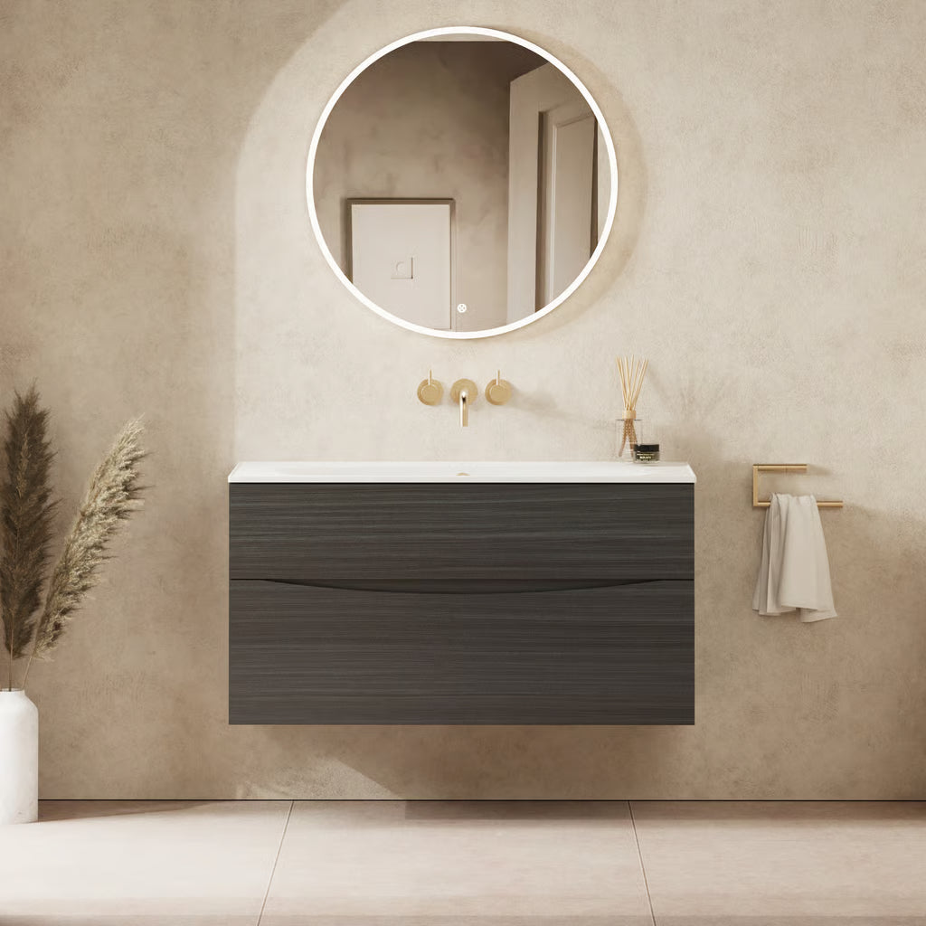 Crosswater Glide II 1000mm Vanity Unit With Cast Mineral Marble Basin