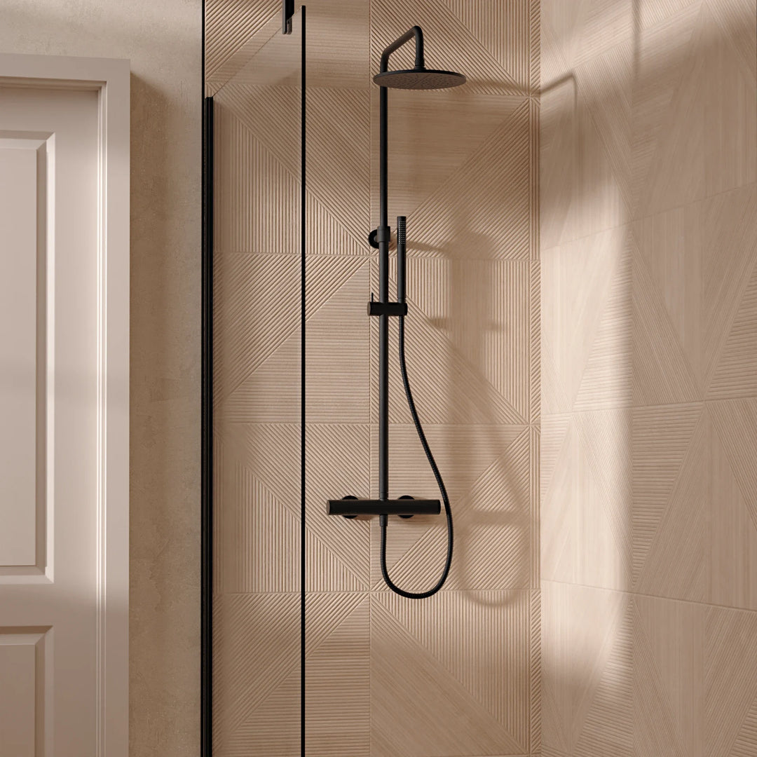Crosswater Central 2 Outlet Multifunction Shower in Matt Black