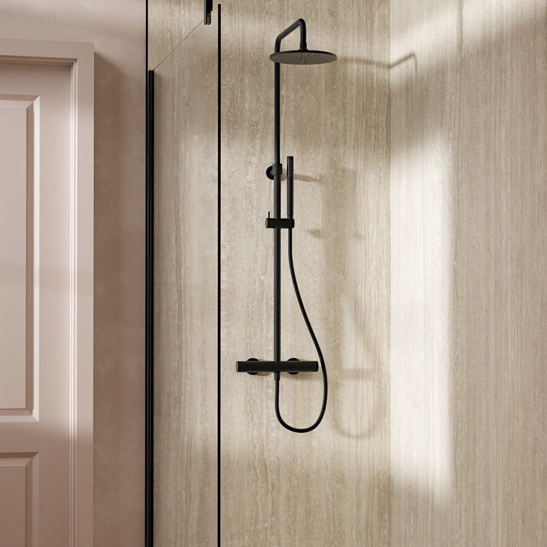 Crosswater Central 2 Outlet Multifunction Shower in Matt Black