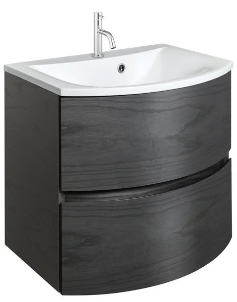Crosswater Svelte 600mm Vanity Unit & Cast Mineral Marble Basin
