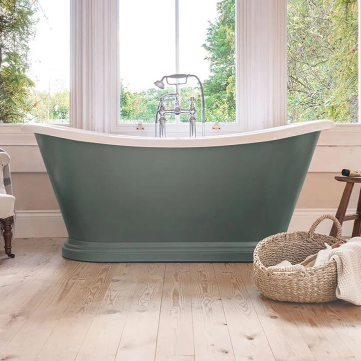 Waters Darcy 1820mm Freestanding Boat Bath - Painted Finish