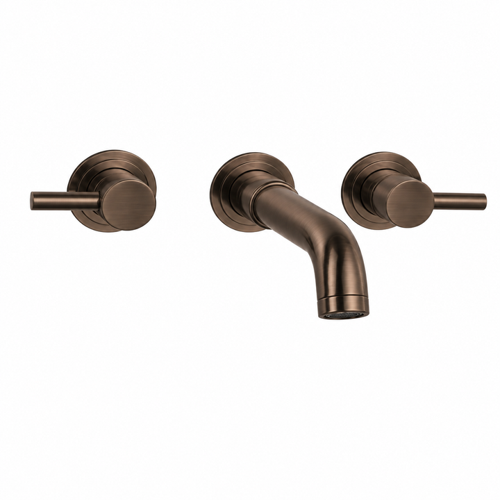 Swadling Absolute Wall Mounted Basin Mixer Tap With Curved Spout