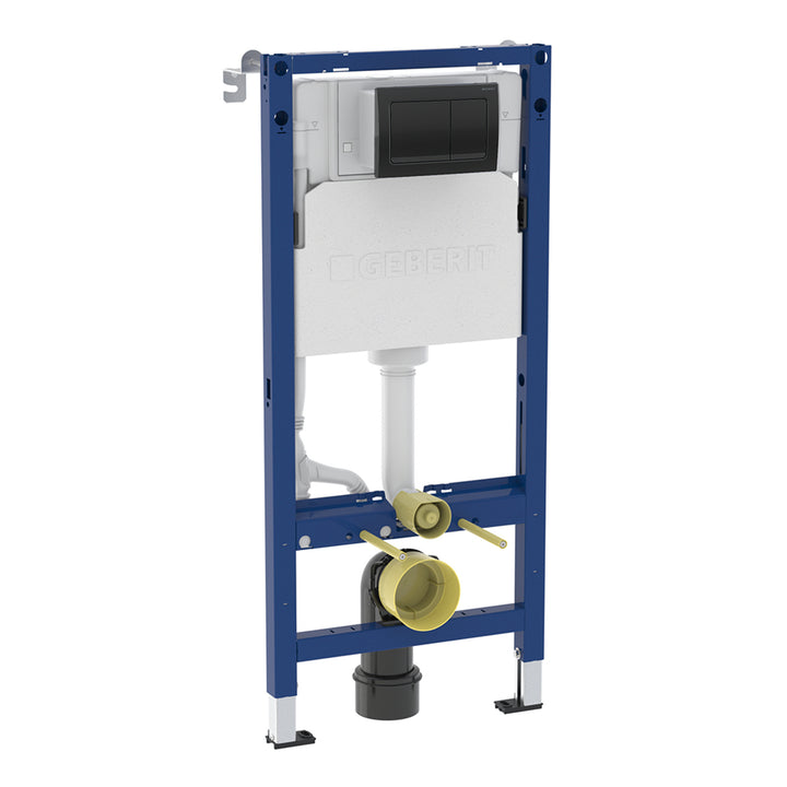 Geberit Alpha 112cm Frame & Cistern with Square Flush Plate