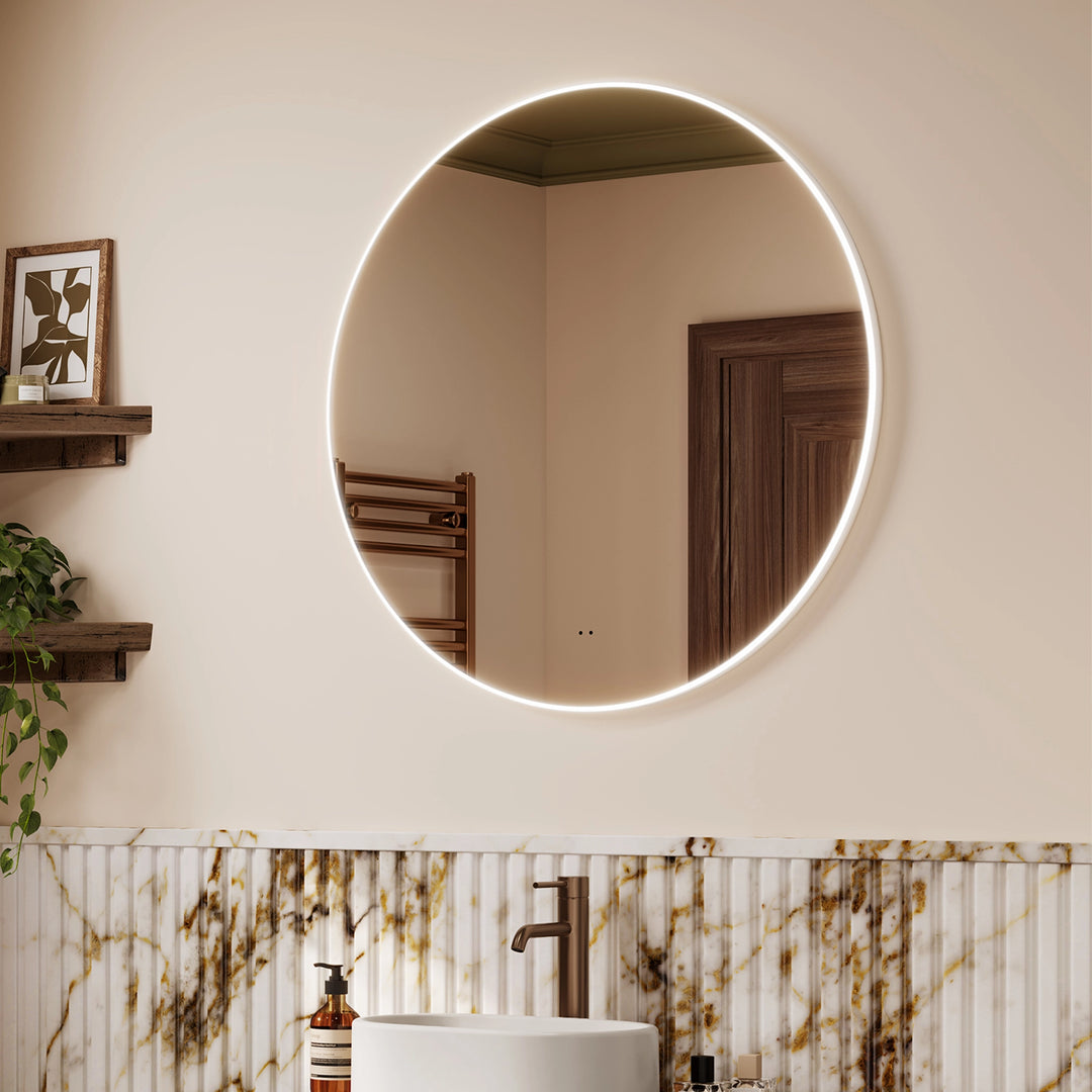 HiB Air Round LED Mirror