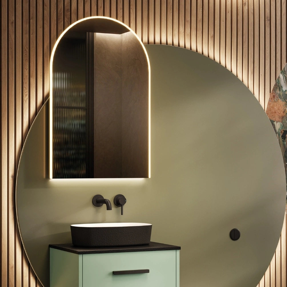 HiB Alba Arch 50 LED Mirror