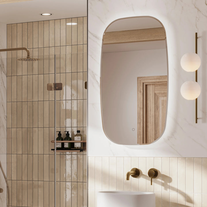 HiB Quinn 90 x 50cm LED Mirror