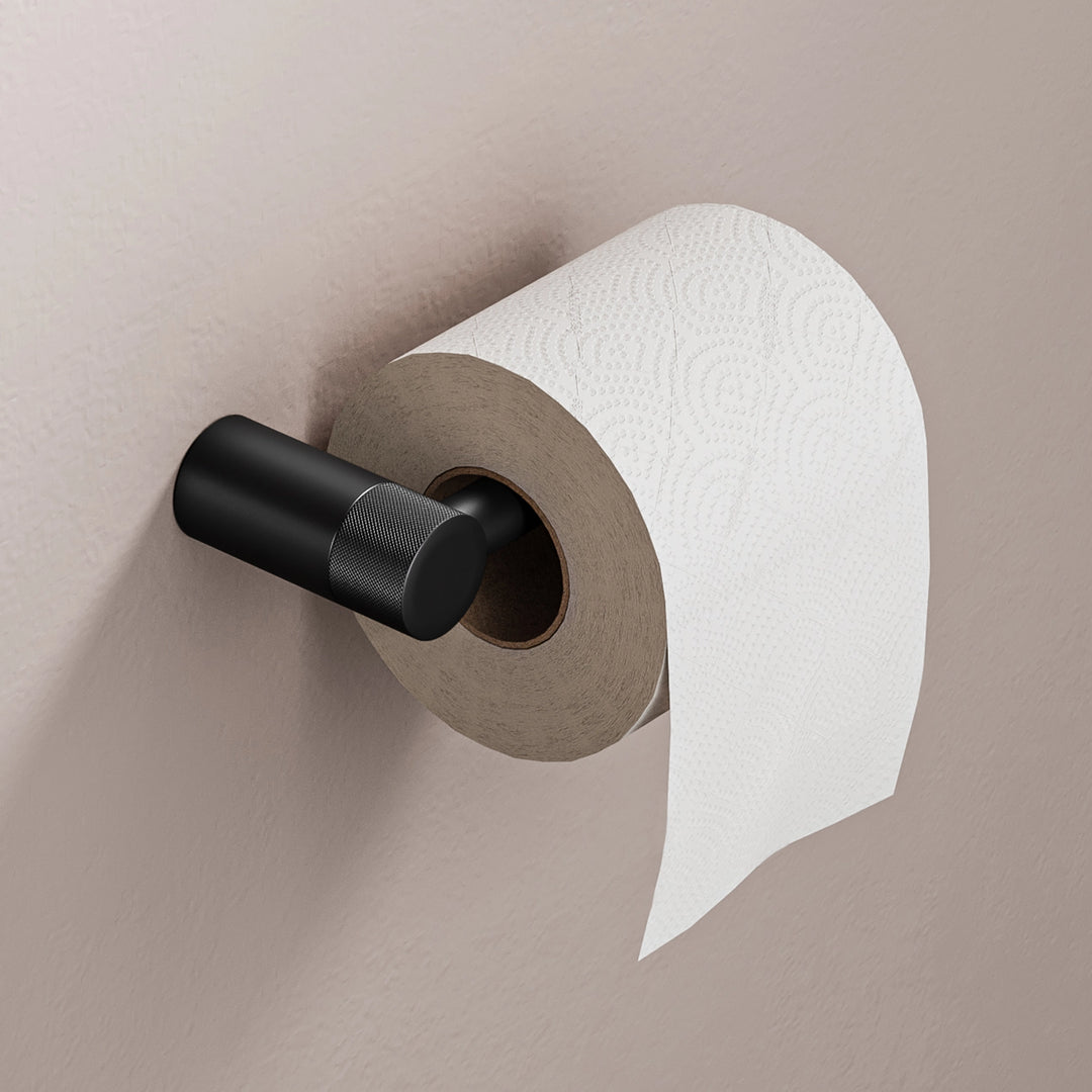 HiB Zepto Toilet Roll Holder Black